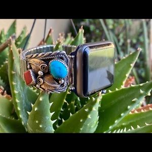 SOLD!! Authentic Native American Apple Watch band!